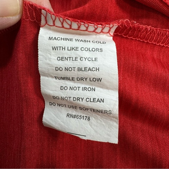 Charles River Apparel Women’s Red Space Dye Performance Pullover - Picture 4 of 6